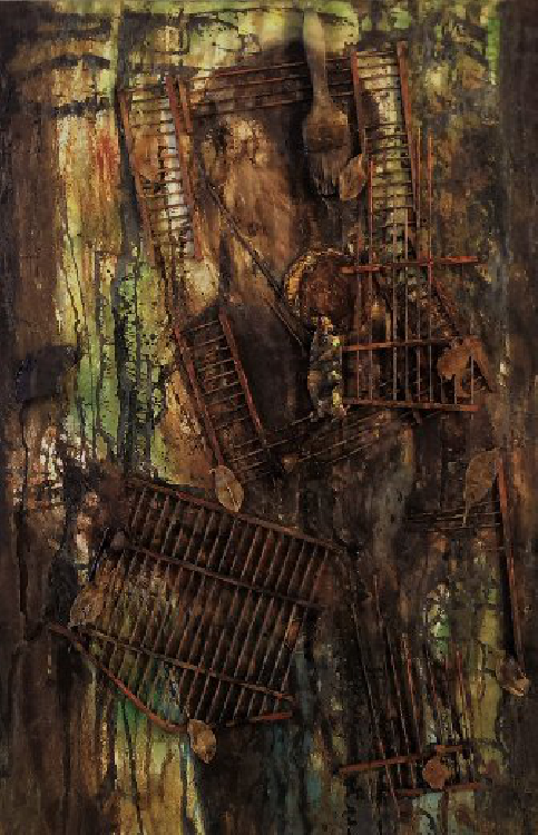 Bild Vogelfrei (Übermalung)